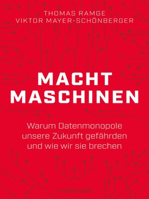 cover image of Machtmaschinen